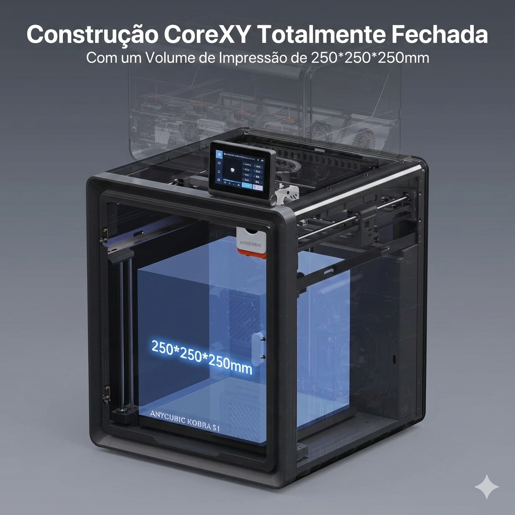 Impressora 3D Anycubic Kobra S1 Combo